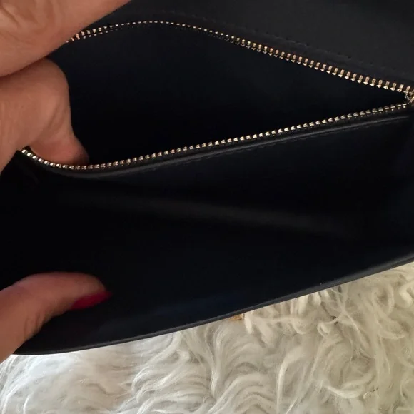 ZAC Zac Posen Navy Clutch with Embellished Strap - Picture 6 of 8